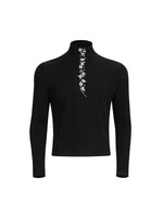 Slim Fit High-Neck Long-Sleeve T-Shirt 5