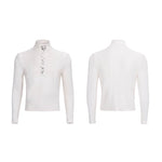 6081236914240,6081236914241,6081236914242,6081236914243, Slim Fit High-Neck Long-Sleeve T-Shirt