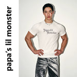 6260798842676,6260798842677,6260798842678, Slim Fit Letter Print T-Shirt
