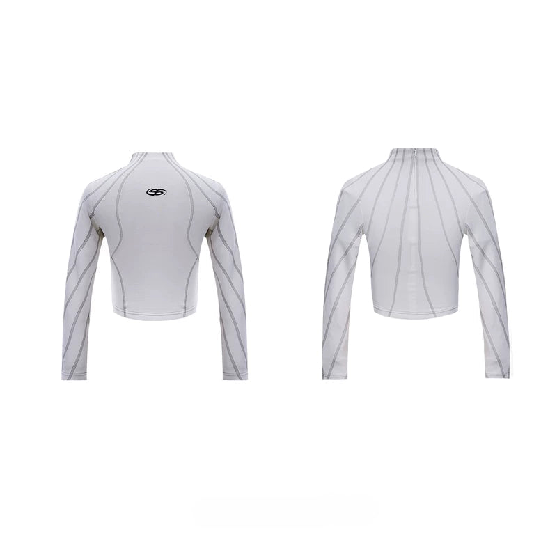 5544678049024,5544678049028,5544678049032,6039613180694, Slim-Fit Long-Sleeve Turtleneck with Metallic Embellishment