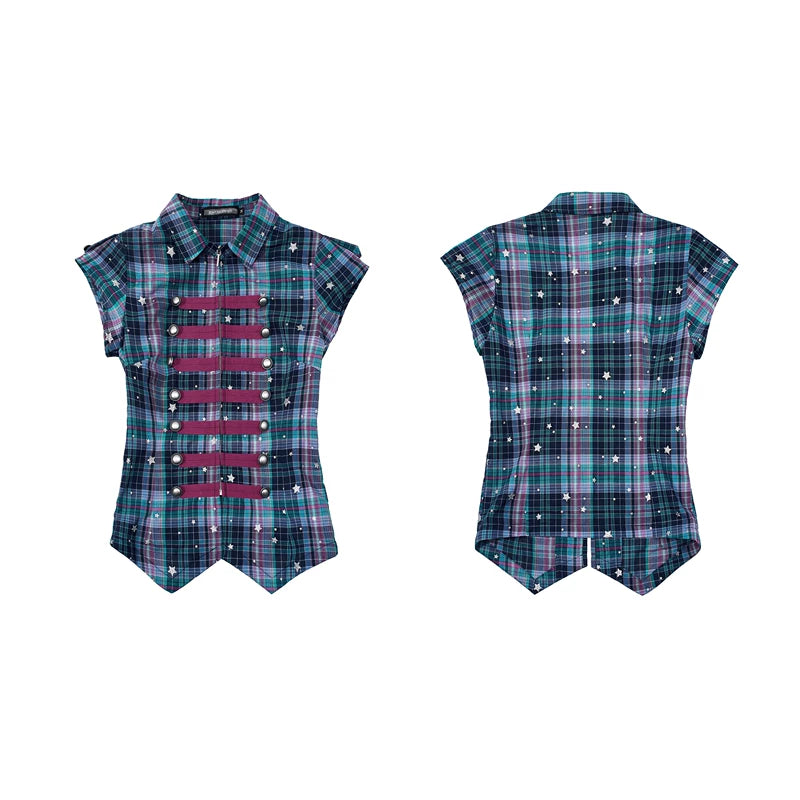 6266362902575,6266362902576,6266362902577,6266362902578, Slim Fit Napoleon Plaid Shirt