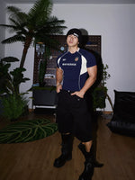 Slim Fit Patchwork Short-Sleeve T-Shirt 4