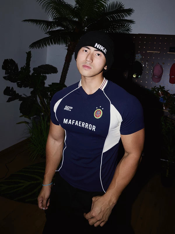 Slim Fit Patchwork Short-Sleeve T-Shirt 5