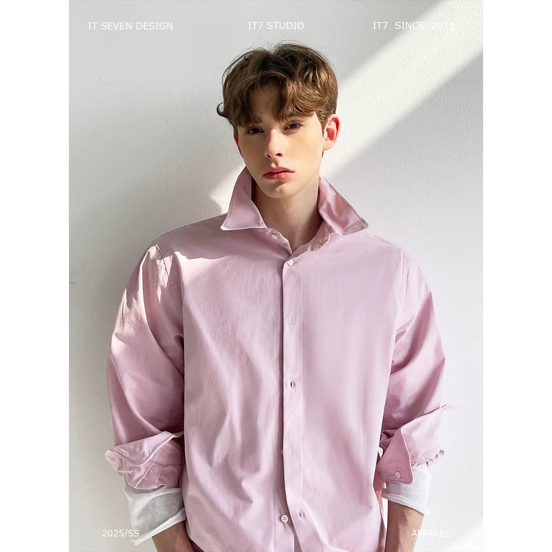 Slim Fit Pure Cotton Button-Down Shirt 1