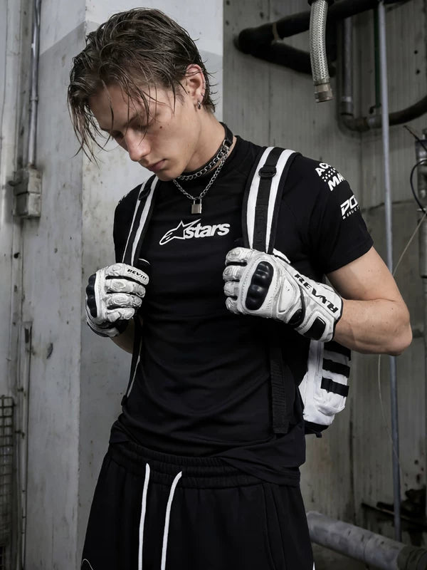 Slim Fit Racing Style T-Shirt 3