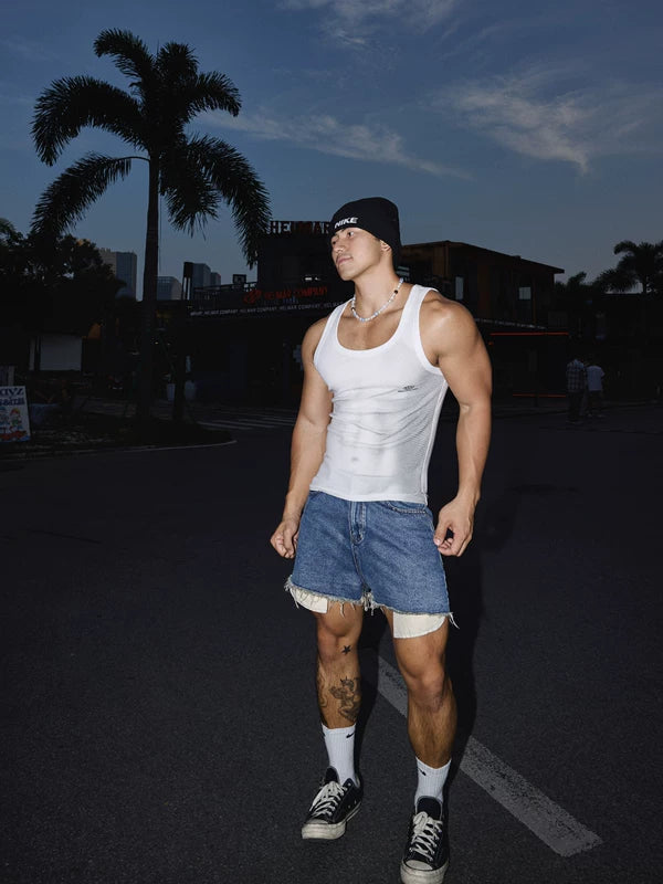 Slim Fit Retro Style Tank Top 2