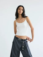 Slim Fit Spaghetti Strap Camisole Tank 3