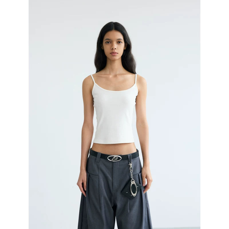 5961852131574,5961852131575, Slim Fit Spaghetti Strap Camisole Tank