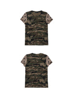 Slim Fit Studded Camouflage Star T-Shirt 5