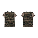 6101295801161,6101295801162,6101295801163,6101295801164, Slim Fit Studded Camouflage Star T-Shirt