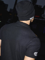 Slim Fit Textured Knit Polo Shirt 4