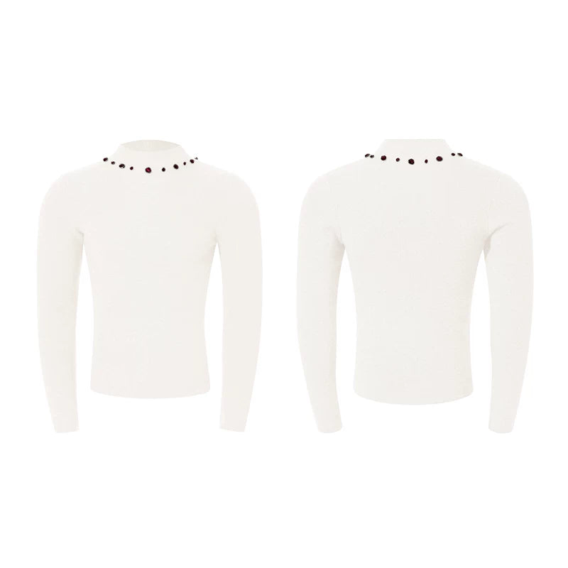 6152244475300,6152244475301,6152244475302,6152244475303, Slim Fit Turtleneck Knit Sweater