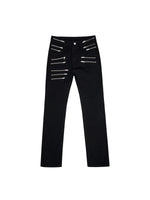 Slim Fit Zipper Detail Jeans 5