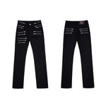 6232994623205,6232994623206,6232994623207,6232994623208, Slim Fit Zipper Detail Jeans