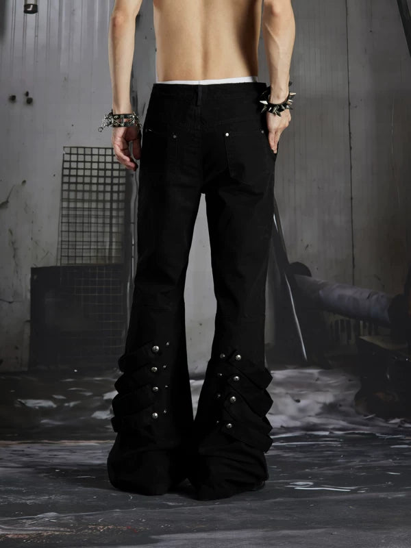 Slim Flared Jeans Pants 3