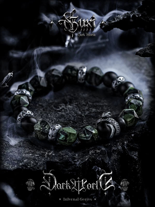 Snake Style Agate Beaded Bracelet 2
