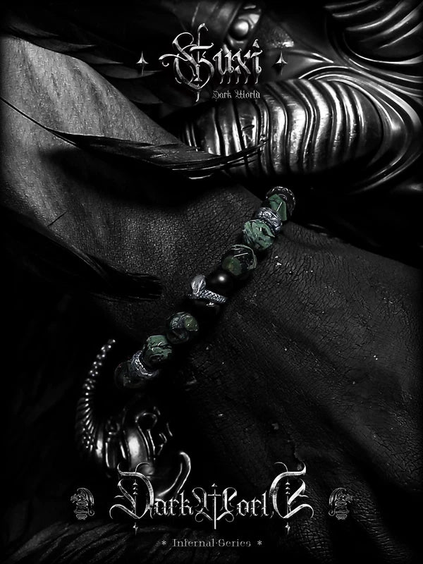 Snake Style Agate Beaded Bracelet 4