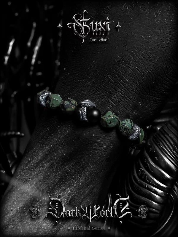 Snake Style Agate Beaded Bracelet 5
