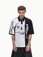 Soccer-Inspired Mesh Polo T-Shirt 1