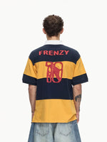 Soccer Stripe Polo Shirt with Number 10 3