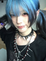 Spike Rivet Choker Necklace 3