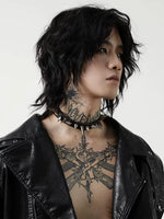 Spike Rivet Choker Necklace 4