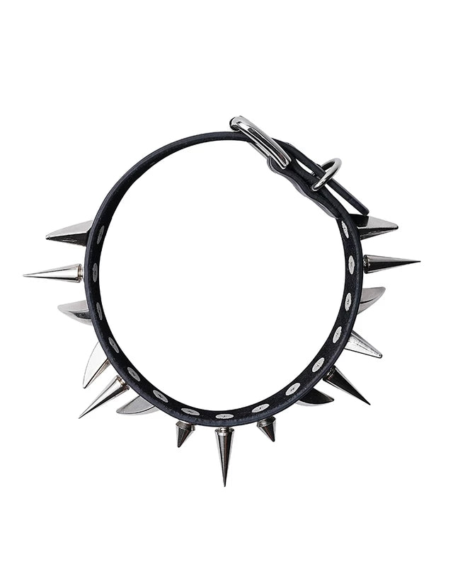 Spike Rivet Choker Necklace 5