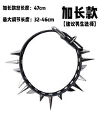 5694629580569, Spike Rivet Choker Necklace