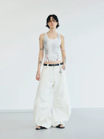 Splatter Print Slim Fit Washed Tank Top 4
