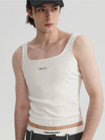 ,6043777373366,6043777373367,6043777373368, Square Neck Ribbed Knit Waist-Cinching Vest
