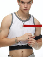 Stainless Steel Skull Layered Chain Necklace 3