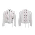 6034203579405,6034203579409,6034203579413,6034203579417, Stand Collar Drawstring Short Jacket