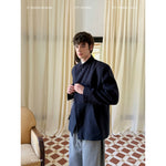 Stand Collar Waist-Cinching Suit Jacket 1