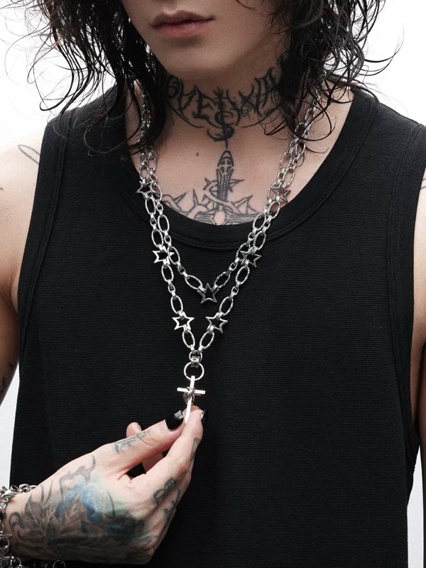 Star Cross Pendant Necklace 1