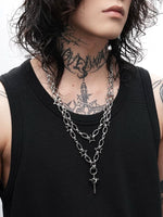 Star Cross Pendant Necklace 3