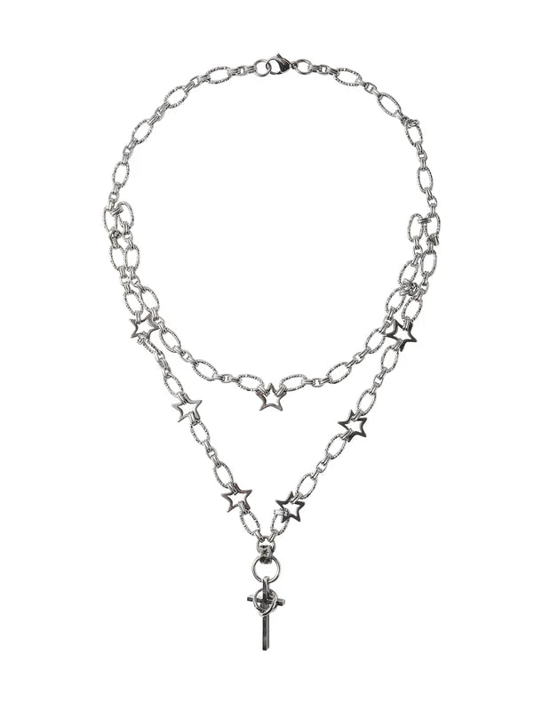 Star Cross Pendant Necklace 5