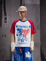 Star Print Raglan Sleeve T-Shirt 2