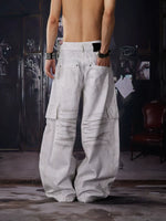 Star Print Wide-Leg Jeans 3