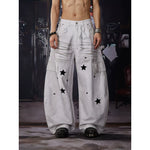 6242315387349,6242315387350,6242315387351,6242315387352,6242315387353, Star Print Wide-Leg Jeans