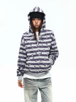 Star Stripe Zip-Up Hooded Sweatshirt 2