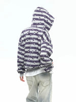 Star Stripe Zip-Up Hooded Sweatshirt 4