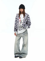 Star Stripe Zip-Up Hooded Sweatshirt 5