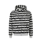 6190943390167,6190943390168,6190943390169, Star Stripe Zip-Up Hooded Sweatshirt