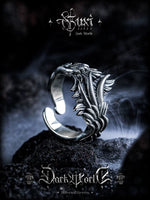 Sterling Silver Angel Wing Ring 2