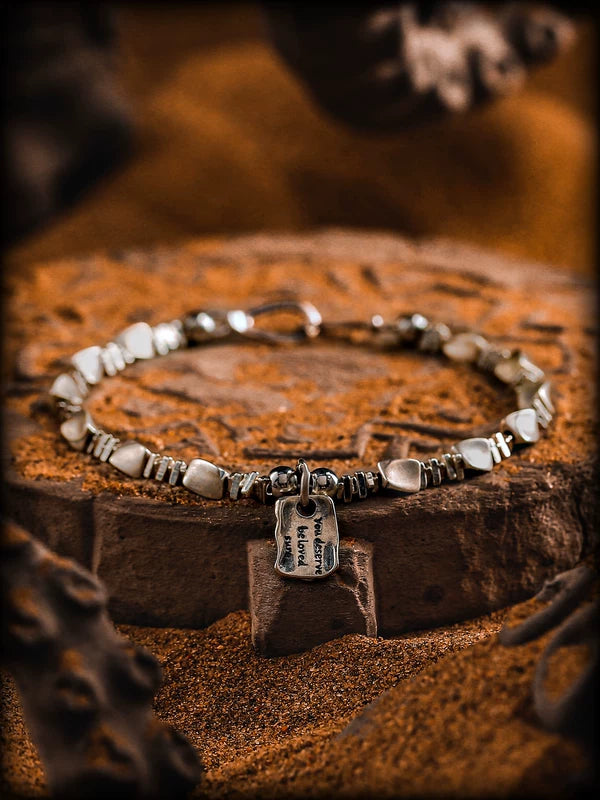 Sterling Silver Beaded Bracelet 1