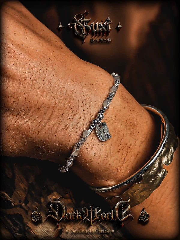 Sterling Silver Beaded Bracelet 5