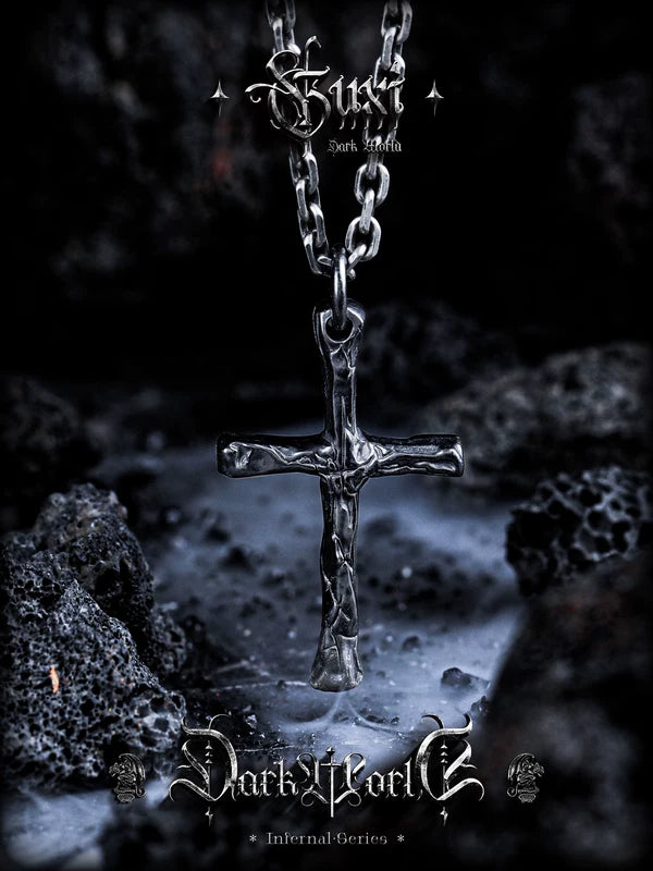 Sterling Silver Cross Pendant Necklace 3