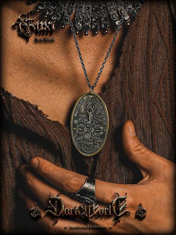 Sterling Silver Wisdom Sword Pendant Necklace 5