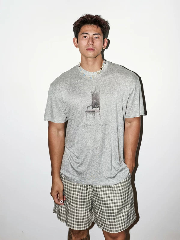 Still Life Chair Print T-Shirt 4