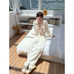 Straight-Leg Pants with Pearl Side Panels 5